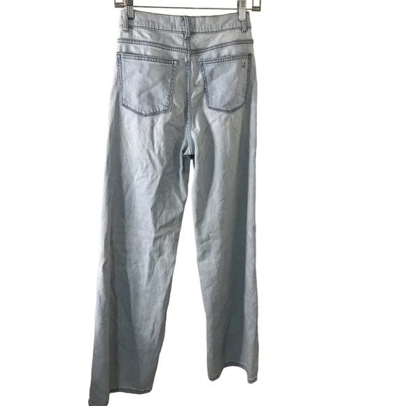 DL1961 Light Blue Flare & Wide Leg Jeans - Picture 3 of 10